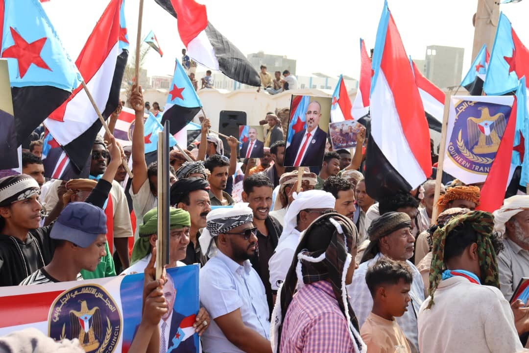 حشد جماهيري واسع في سقطرى يجدد العهد للمجلس الانتقالي الجنوبي ويؤكد الثبات على القضية الجنوبية (بيان)