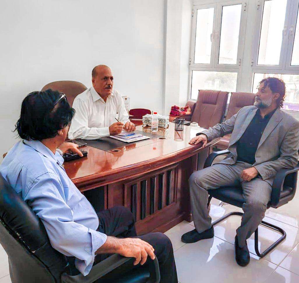 القائم بأعمال رئيس الجمعية الوطنية يستقبل عبدالناصر البعوه (ابو همام)