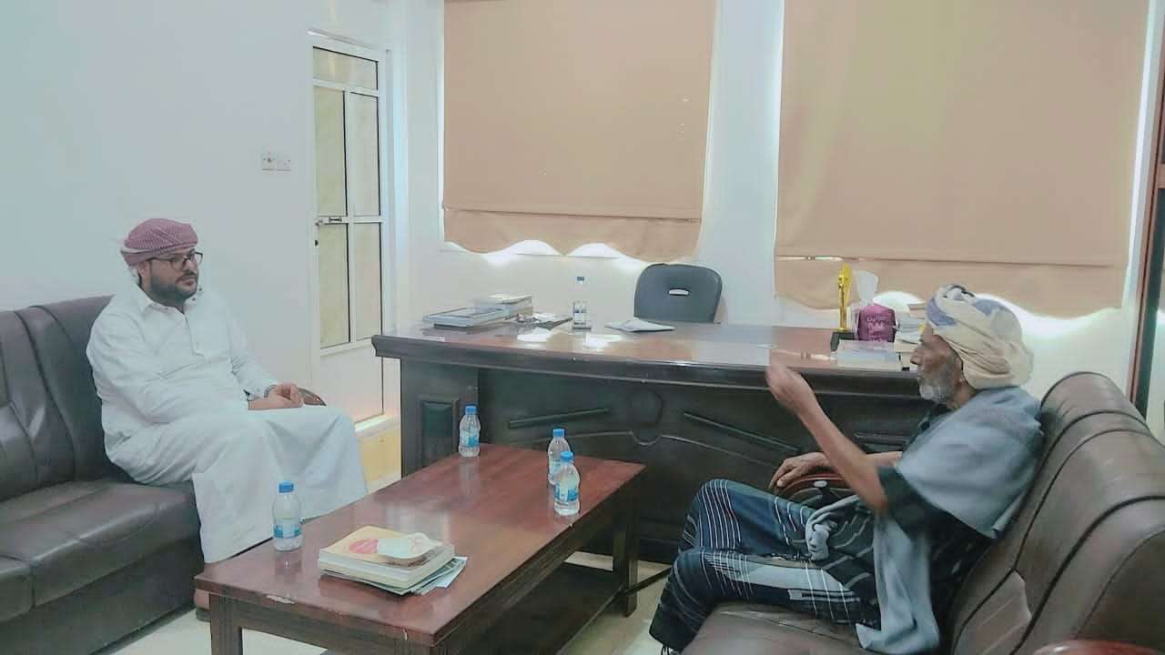 القائم بأعمال رئيس تنفيذية انتقالي حضرموت يلتقي المقدم باسلوم