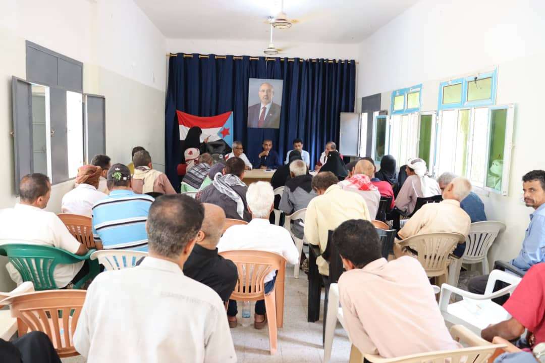 القيادة المحلية لانتقالي دار سعد تعقد اجتماعها الموسع للفصل الأول من العام الجاري