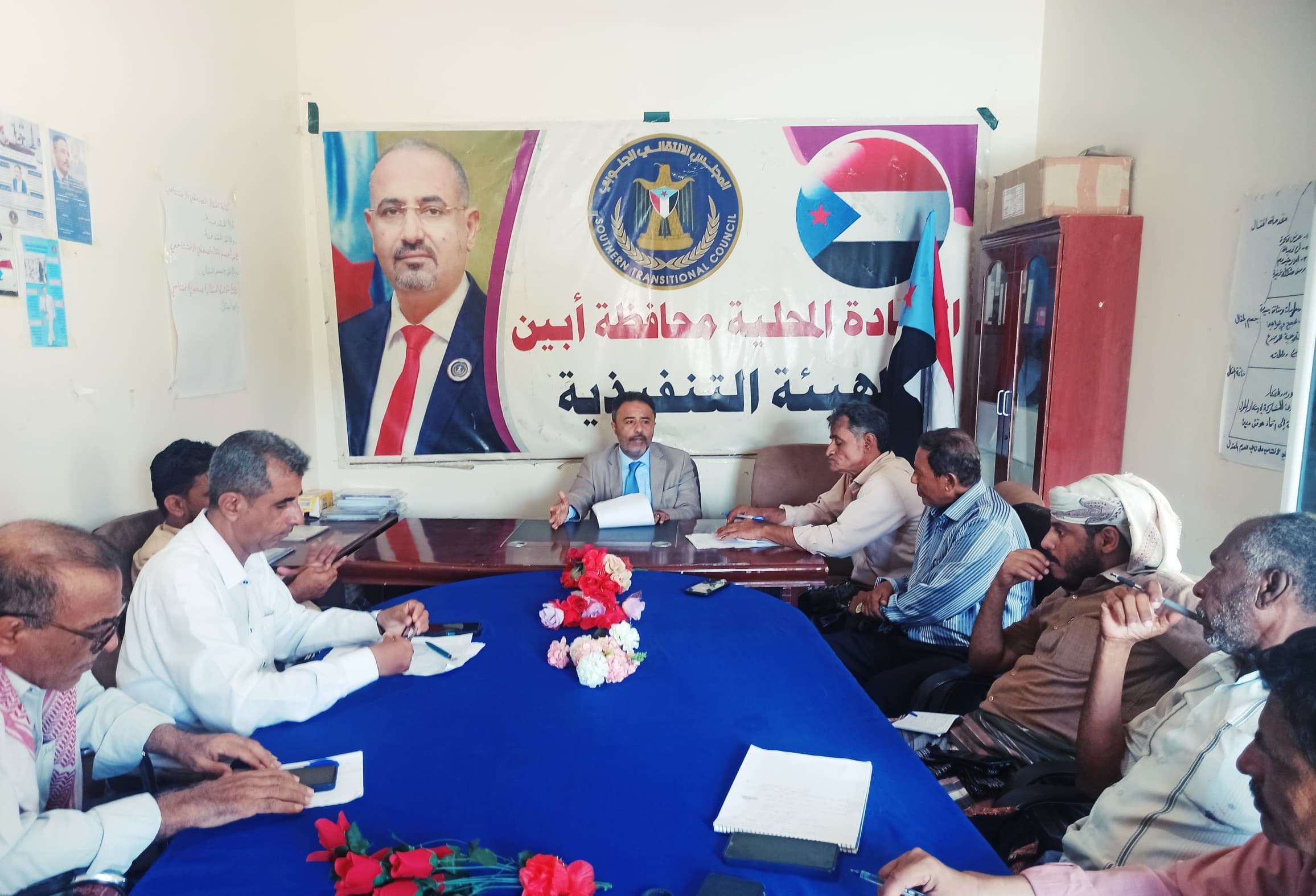 تنفيذية انتقالي أبين تعقد اجتماعها الدوري لشهر مايو