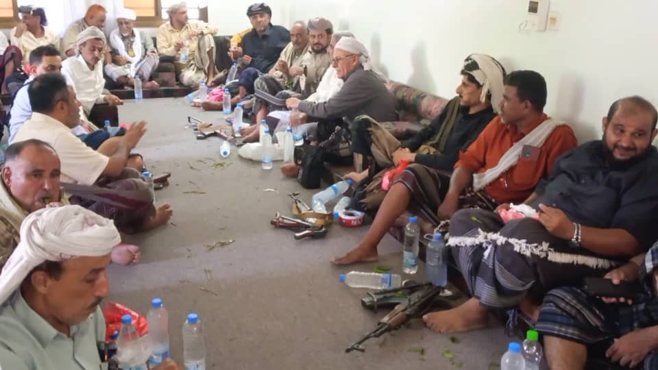 بتكليف من الرئيس الزُبيدي .. قيادات من المجلس الانتقالي تؤدي واجب العزاء لأسرة الرئيس عبدربه منصور هادي في مسقط رأسه بمديرية الوضيع 6 بتكليف من الرئيس الزُبيدي .. قيادات من المجلس الانتقالي تؤدي واجب العزاء لأسرة الرئيس عبدربه منصور هادي في مسقط رأسه بمديرية الوضيع