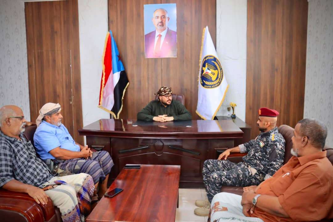 الجفري يلتقي قائد المقاومة الجنوبية بحضرموت